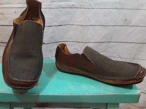 J shoes Tumble 2#2 7635 Brown shoes loafers 10
